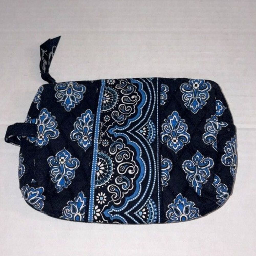 Vera Bradley Calypso Cosmetic Makeup Bag Retired Lined Vintage USA